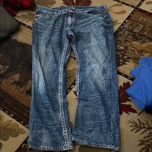 True Religion Relaxed Fit Blue Jeans
